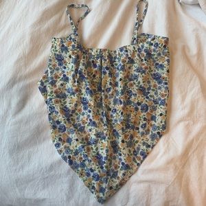 Verge Girl Floral Tie Top
